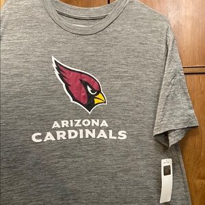 NFL (Arizona Cardinals) *NEW w/ Tags*- Gray Team Apparel Tee